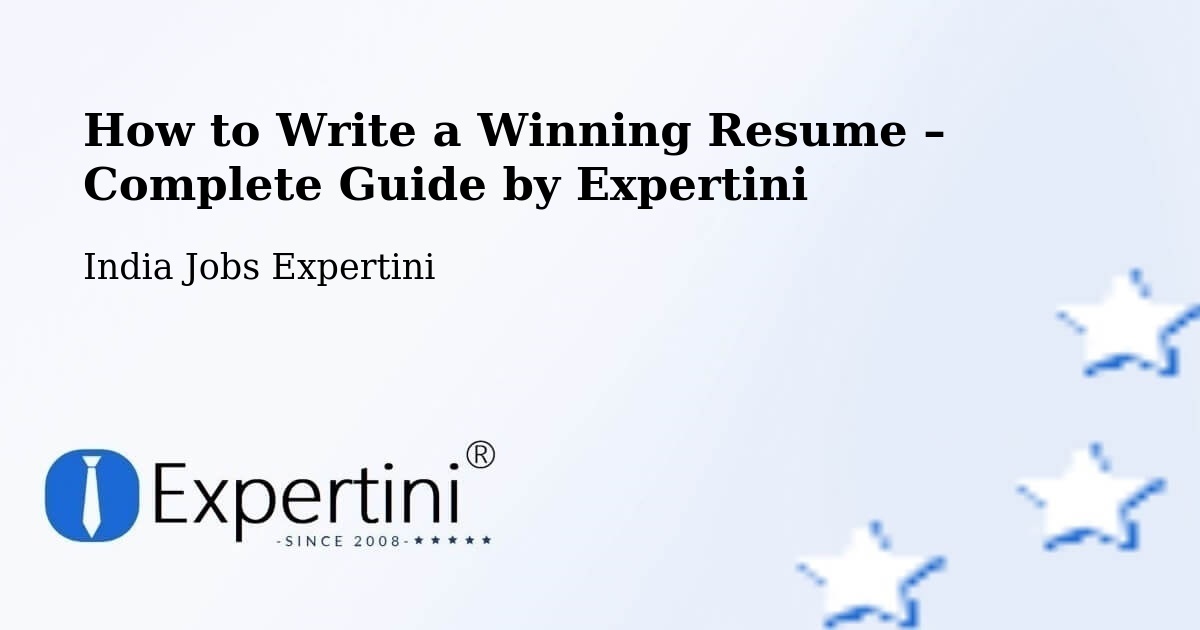 Resume Writing Guide for Job Seekers – Diphu - Diphu, India Jobs Expertini